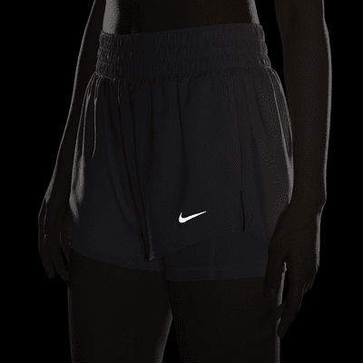 Nike Dri-FIT One Women's Mid-Rise 8cm (approx.) 2-in-1 Shorts