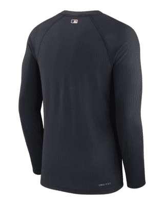 Nike Men's Navy Detroit Tigers Authentic Collection Logo Performance Long  Sleeve T-shirt