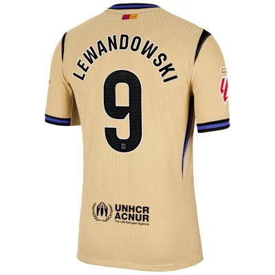 Robert Lewandowski Barcelona 2025/26 Match Away Men's Nike Dri-FIT ADV Soccer Jersey