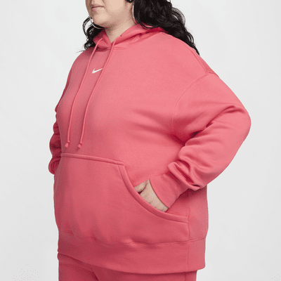 Nike Sportswear Phoenix Fleece oversized hoodie voor dames (Plus Size)