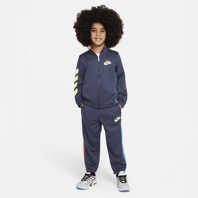 Nike Dri-FIT Colorblocked Little Kids' 2-Piece Full-Zip Set