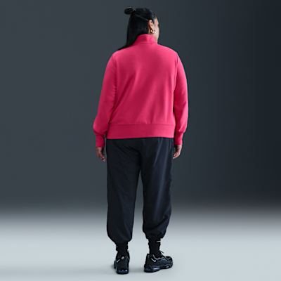 Sudadera de medio cierre para mujer Nike Sportswear Club Fleece (talla grande)