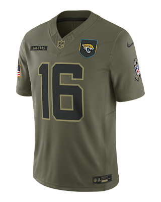 Мужские джерси Trevor Lawrence Jacksonville Jaguars Salute to Service Nike Dri-FIT NFL Limited Jersey