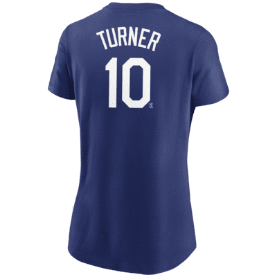 Playera para mujer MLB Los Angeles Dodgers (Justin Turner)