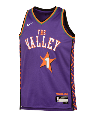 Подростковые джерси Devin Booker Phoenix Suns 2024/25 City Edition Big Kids' Nike Dri-FIT NBA Swingman Jersey