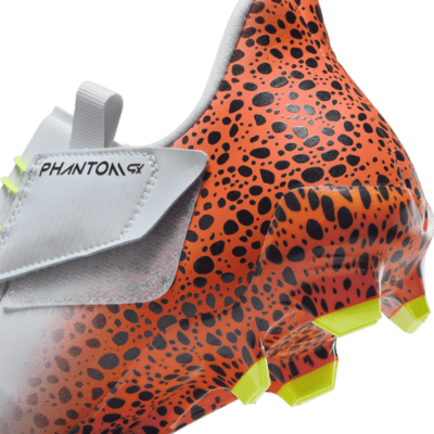 Chuteiras de futebol de perfil baixo MG Nike Phantom GX 2 Academy EasyOn Electric