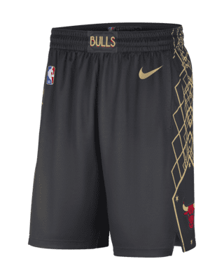2021 NBA Chicago Bulls Red City Edition Shorts