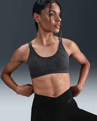 Женские  Nike Zenvy Light-Support Padded Printed Sports Bra