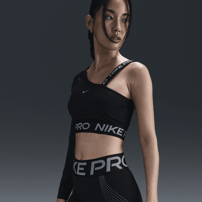 กางเกงปั่นจักรยานขาสั้น 3 นิ้วเอวสูงผู้หญิง Nike Pro Sculpt