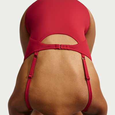 Nike Swim Essential Women's V-Neck One-Piece