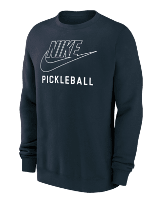 Мужской свитшот Nike Swoosh Club Fleece Pickleball Pullover Crew-Neck