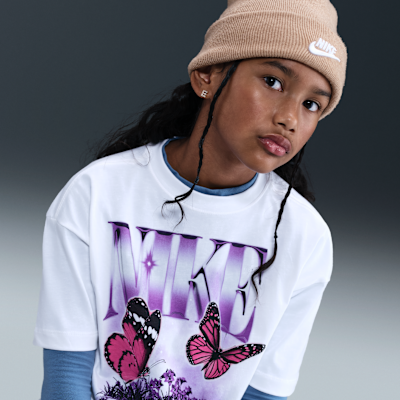 Nike Sportswear-T-shirt til større børn (piger)