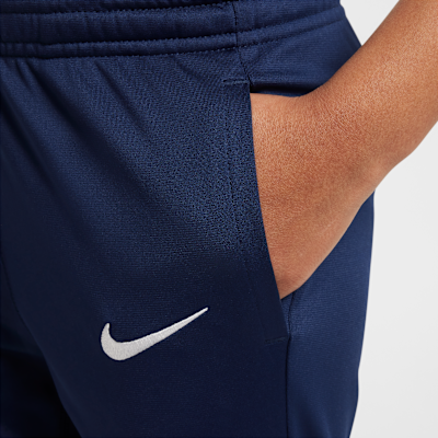 Pleteninová fotbalová sportovní souprava Nike Dri-FIT Paris Saint-Germain Strike pro malé děti