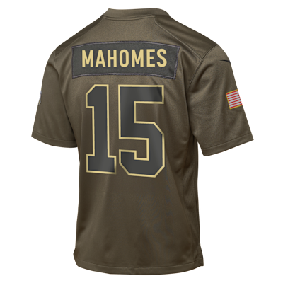 Patrick Mahomes Kansas City Chiefs Salute to Service Big Kids’ Nike NFL Game Jersey