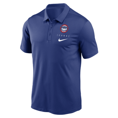 Polo Nike Dri-FIT de la MLB para hombre Chicago Cubs Franchise Logo