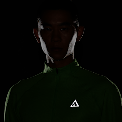 나이키 ACG 남성 드라이 핏 미드 레이어 쿼터집 트레일 러닝 탑