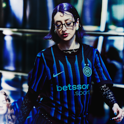 Inter Milan 2025/26 Stadium Home Women's Nike Dri-FIT Football Replica Shirt
