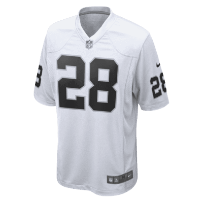 Camiseta de fútbol americano para hombres de NFL Las Vegas Raiders Game (Josh Jacobs)