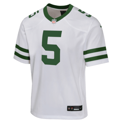 Jersey Nike de la NFL Game para niños talla grande Garrett Wilson New York Jets