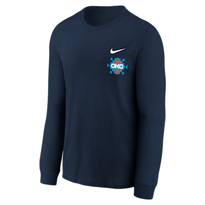 Oklahoma Thunder Essential City Edition Big Kids' Long-Sleeve T-Shirt