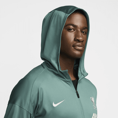 Survêtement de foot en maille à capuche Nike Dri-FIT Liverpool FC Strike pour homme