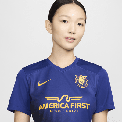 Jersey de fútbol Nike Dri-FIT Replica de la NWSL de los Utah Royals segunda equipación 2024 Stadium para mujer