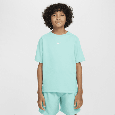 Playera de entrenamiento con gráfico Dri-FIT Nike Multi para niño talla grande