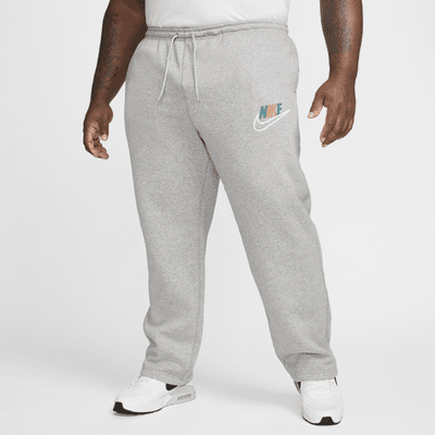 Pants de tejido Fleece con dobladillo abierto para hombre Nike Club Fleece