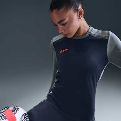 Nike Academy Women's Dri-FIT Crew-Neck Long-Sleeve Soccer Top