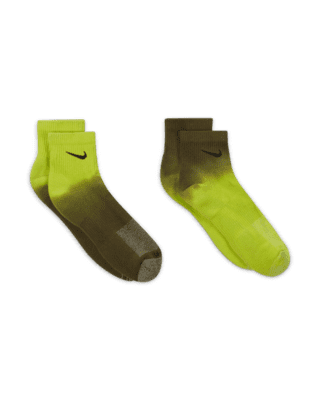 nike neon ankle socks