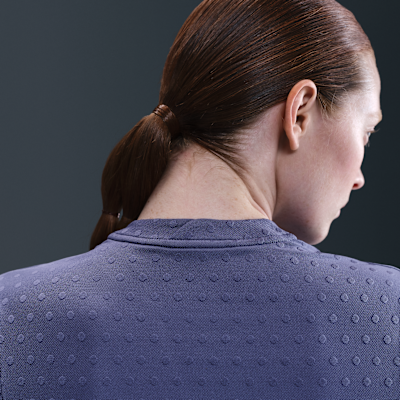 Polo de golf de manga corta Dri-FIT Blade Jacquard para mujer Nike Tour
