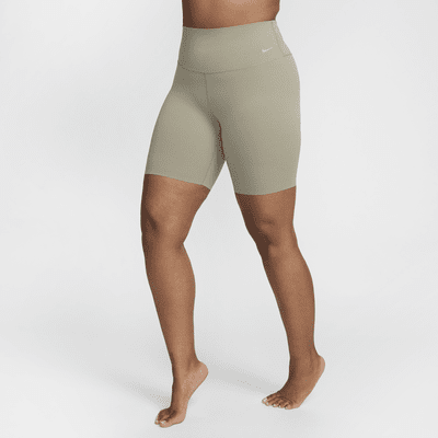 Shorts de ciclista de cintura alta de 20 cm con soporte suave para mujer Nike Zenvy