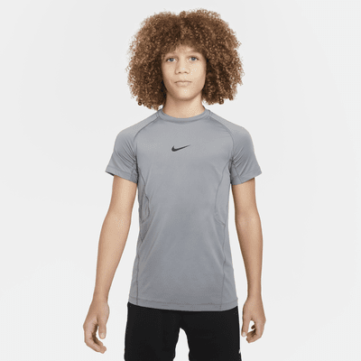 Nike Pro Big Kids' (Boys') Dri-FIT Short-Sleeve Top