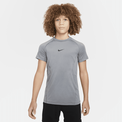 Nike Pro Big Kids' (Boys') Dri-FIT Short-Sleeve Top. Nike.com