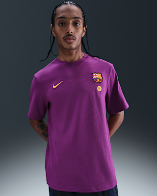 Мужские шорты FC Barcelona Primary Home Nike Dri-FIT Soccer Short-Sleeve Top