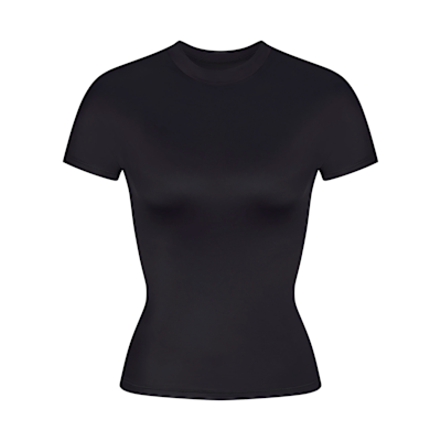 NikeSKIMS Shine Women's Mock-Neck Short-Sleeve Top