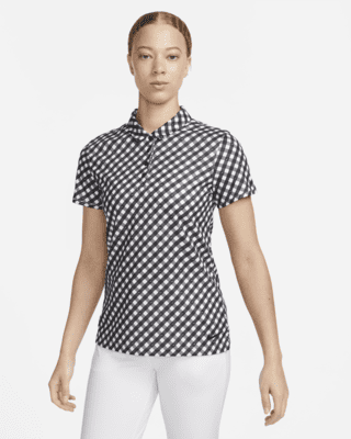 Nike Dri-FIT Victory Women's Short-Sleeve Printed Golf Polo. Nike LU