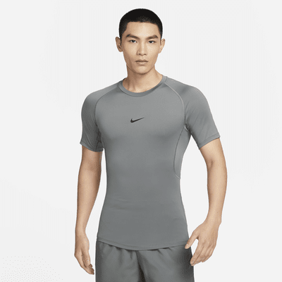 Nike Pro Men's Dri-FIT Tight Short-Sleeve Fitness Top. Nike ID