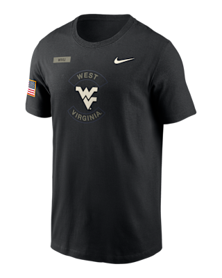 Мужская футболка West Virginia Military Appreciation Nike Dri-FIT College