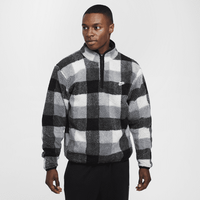 Haut pour l'hiver à demi-zip Nike Club pour homme