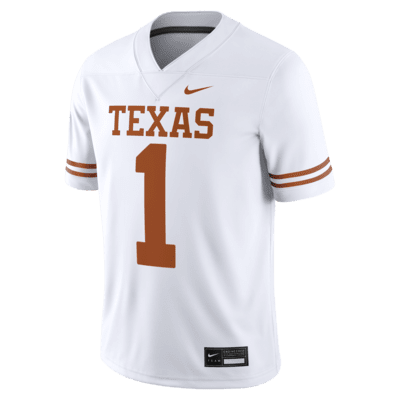 Jersey universitario para el partido Nike Dri-FIT para hombre de los Texas Longhorns