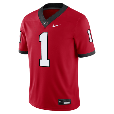 Jersey universitario Nike Dri-FIT Game para hombre Georgia Bulldogs