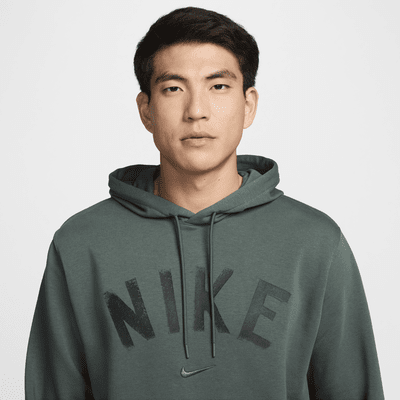 Felpa pullover da fitness in French Terry con cappuccio Dri-FIT Nike Swoosh – Uomo