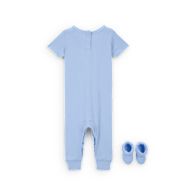 Nike Baby Rib Knit Romper and Socks Set