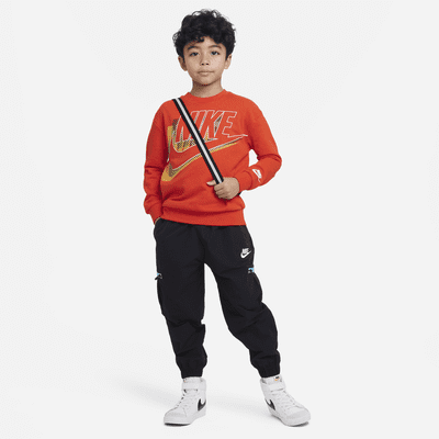 Nike Active Joy French Terry Crew Little Kids' Top. Nike JP