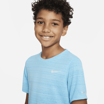 Nike Dri-FIT Miler Trainingsoberteil für ältere Kinder (Jungen)