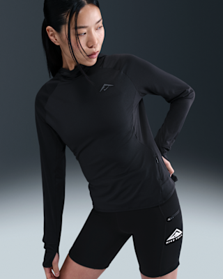 Женские  Nike Trail UV Protection Hooded Mid Layer