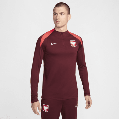 Lengyelország Strike Nike Dri-FIT férfi futballedzőfelső