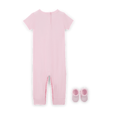 Nike Baby Rib Knit Romper and Socks Set