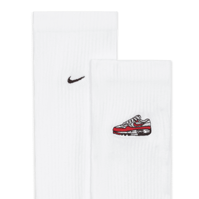 Meias com amortecimento Nike Everyday Plus (1 par)